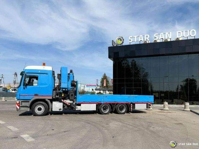 Dropside/ Flatbed truck, Crane truck Mercedes-Benz ACTROS 2646L: picture 12