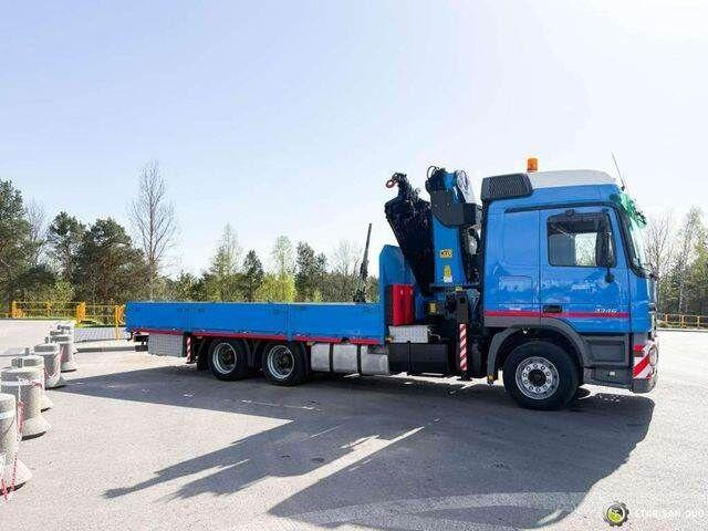 Dropside/ Flatbed truck, Crane truck Mercedes-Benz ACTROS 2646L: picture 10