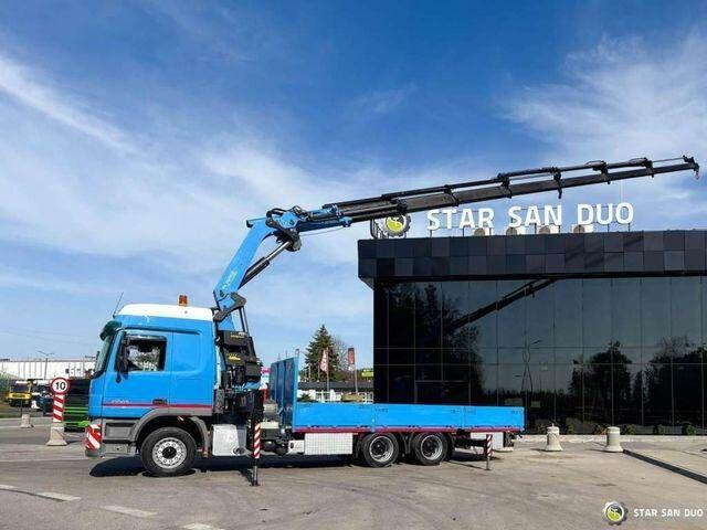 Dropside/ Flatbed truck, Crane truck Mercedes-Benz ACTROS 2646L: picture 8