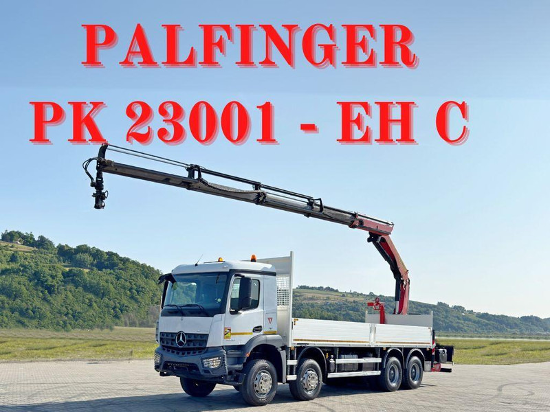 Mercedes-Benz ACTROS 3240 * PK 23001 - EH C+ FUNK / 8x4 * TOP - Dropside/ Flatbed truck, Crane truck: picture 1 Mercedes-Benz ACTROS 3240 * PK 23001 - EH C+ FUNK / 8x4 * TOP - Dropside/ Flatbed truck, Crane truck: picture 1