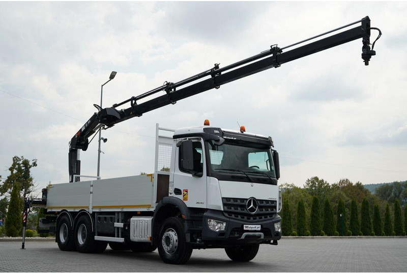 Mercedes-Benz / AROCS 2640 / 6x4 / SKRZYNIOWY - 6,5 M / HDS HIAB XS 144 / wysó - Dropside/ Flatbed truck, Crane truck: picture 1 Mercedes-Benz / AROCS 2640 / 6x4 / SKRZYNIOWY - 6,5 M / HDS HIAB XS 144 / wysó - Dropside/ Flatbed truck, Crane truck: picture 1