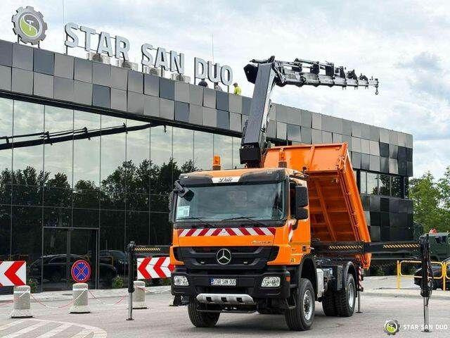 Mercedes-Benz Actros 1841 AK 4x4 Hiab 288E-7 Crane Kipper - Tipper, Crane truck: picture 5 Mercedes-Benz Actros 1841 AK 4x4 Hiab 288E-7 Crane Kipper - Tipper, Crane truck: picture 5