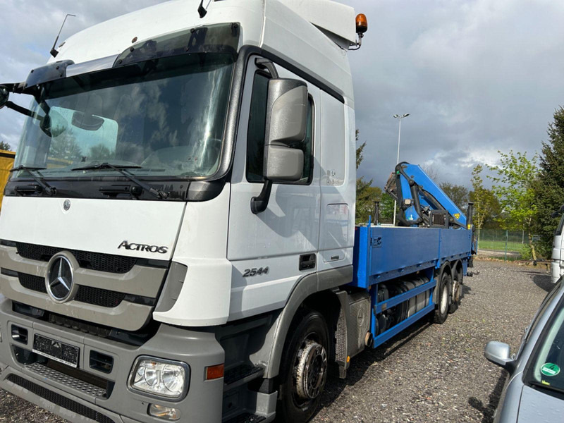 Mercedes-Benz Actros 2544 Glastransporter mit Palfinger Kran - Dropside/ Flatbed truck, Crane truck: picture 2 Mercedes-Benz Actros 2544 Glastransporter mit Palfinger Kran - Dropside/ Flatbed truck, Crane truck: picture 2