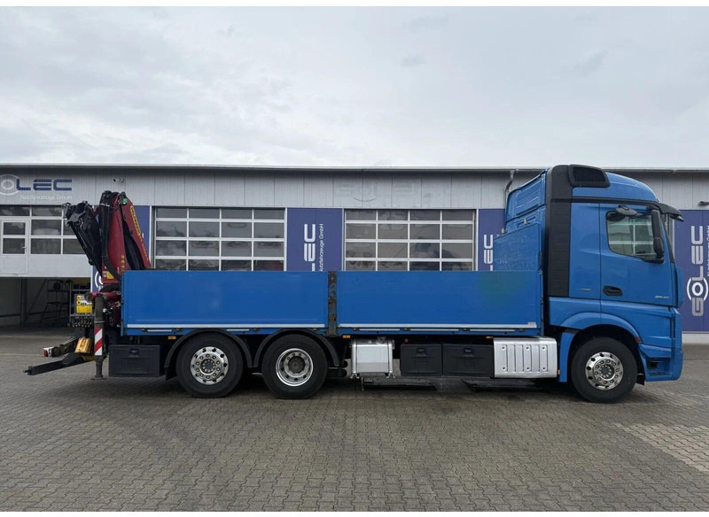 Mercedes-Benz Actros 2545 - Flatbed + crane 6x2 - Dropside/ Flatbed truck, Crane truck: picture 5 Mercedes-Benz Actros 2545 - Flatbed + crane 6x2 - Dropside/ Flatbed truck, Crane truck: picture 5