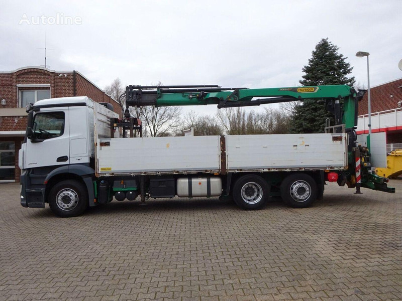 Mercedes-Benz Antos 2543 - Flatbed+crane 6x2 - Dropside/ Flatbed truck, Crane truck: picture 4 Mercedes-Benz Antos 2543 - Flatbed+crane 6x2 - Dropside/ Flatbed truck, Crane truck: picture 4