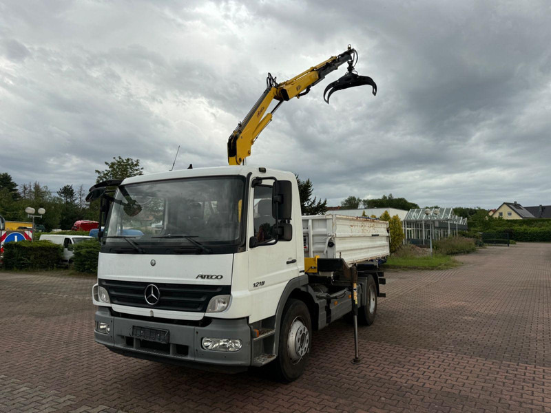 Mercedes-Benz Atego 1218 Meiller Kipper / Kran / Greifer - Tipper, Crane truck: picture 2 Mercedes-Benz Atego 1218 Meiller Kipper / Kran / Greifer - Tipper, Crane truck: picture 2