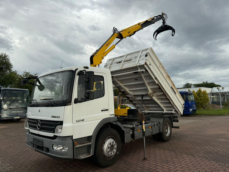 Mercedes-Benz Atego 1218 Meiller Kipper / Kran / Greifer - Tipper, Crane truck: picture 3 Mercedes-Benz Atego 1218 Meiller Kipper / Kran / Greifer - Tipper, Crane truck: picture 3