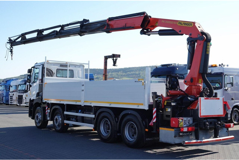 Renault C 430 / 8x4 / SKRZYNIOWY 7 M + HDS PALFINGER 33002 -wysów: 14,5 - Dropside/ Flatbed truck, Crane truck: picture 3 Renault C 430 / 8x4 / SKRZYNIOWY 7 M + HDS PALFINGER 33002 -wysów: 14,5 - Dropside/ Flatbed truck, Crane truck: picture 3