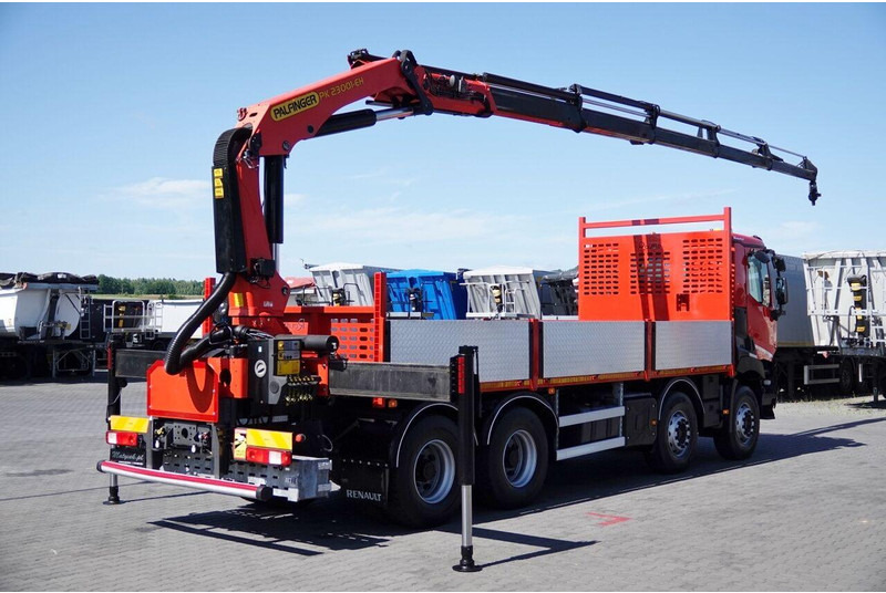 Renault C 430 / 8x4 / SKRZYNIOWY 7 M + HDS PALFINGER PK 2300-EH / WYSÓW - Dropside/ Flatbed truck, Crane truck: picture 4 Renault C 430 / 8x4 / SKRZYNIOWY 7 M + HDS PALFINGER PK 2300-EH / WYSÓW - Dropside/ Flatbed truck, Crane truck: picture 4