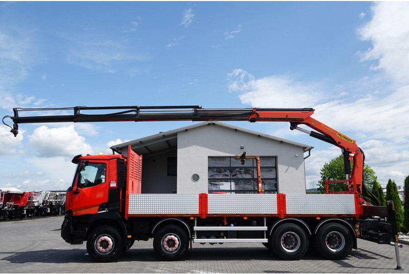 Renault C 430 / 8x4 / SKRZYNIOWY 7 M + HDS PALFINGER PK 24001-K C / WYSÓ - Dropside/ Flatbed truck, Crane truck: picture 4 Renault C 430 / 8x4 / SKRZYNIOWY 7 M + HDS PALFINGER PK 24001-K C / WYSÓ - Dropside/ Flatbed truck, Crane truck: picture 4