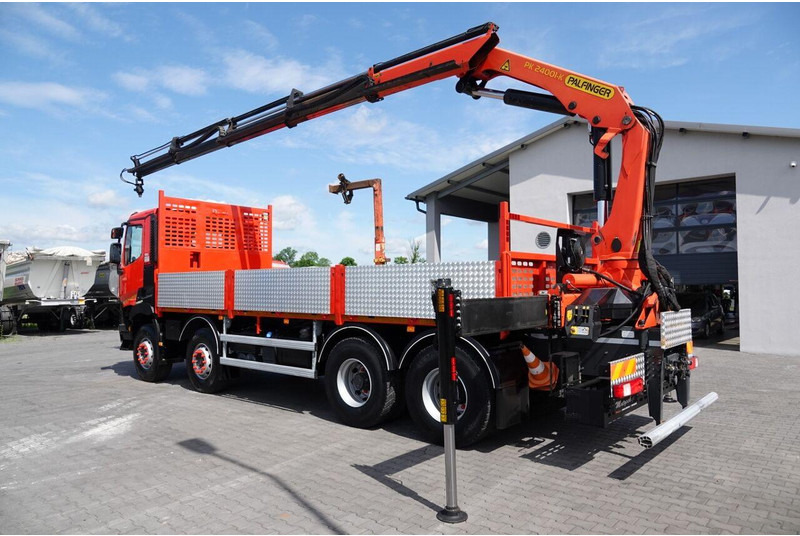 Renault C 430 / 8x4 / SKRZYNIOWY 7 M + HDS PALFINGER PK 24001-K C / WYSÓ - Dropside/ Flatbed truck, Crane truck: picture 5 Renault C 430 / 8x4 / SKRZYNIOWY 7 M + HDS PALFINGER PK 24001-K C / WYSÓ - Dropside/ Flatbed truck, Crane truck: picture 5