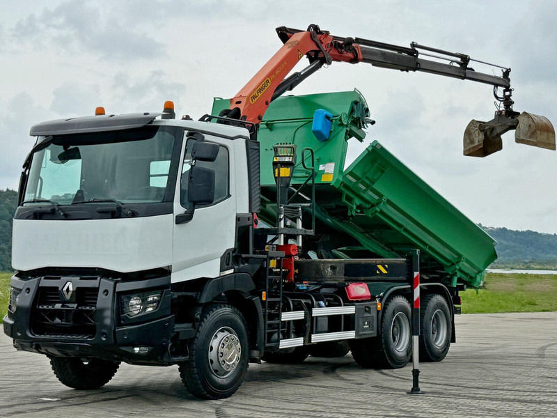 Renault C 430 *KIPPER 5,10 m + PK 16001 - K B* 6x4 - Tipper, Crane truck: picture 3 Renault C 430 *KIPPER 5,10 m + PK 16001 - K B* 6x4 - Tipper, Crane truck: picture 3