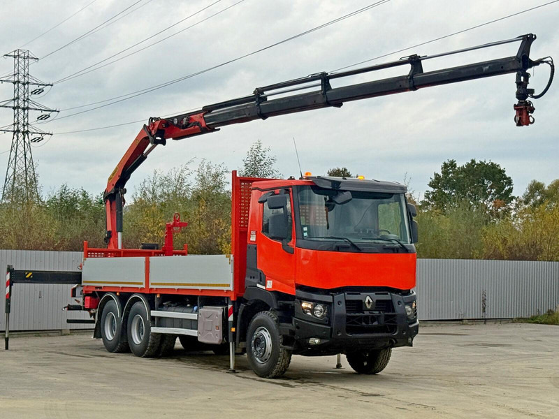 Renault C430 * PALFINGER PK 18002 - EHC + FUNK/ 6x4 - Dropside/ Flatbed truck, Crane truck: picture 2 Renault C430 * PALFINGER PK 18002 - EHC + FUNK/ 6x4 - Dropside/ Flatbed truck, Crane truck: picture 2