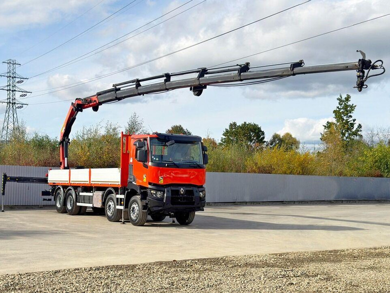 Renault C430 * PALFINGER PK 26002 - EH F + FUNK/ 8x4 - Dropside/ Flatbed truck, Crane truck: picture 2 Renault C430 * PALFINGER PK 26002 - EH F + FUNK/ 8x4 - Dropside/ Flatbed truck, Crane truck: picture 2