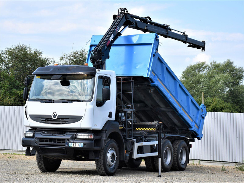 Renault KERAX 370 DXI - Tipper, Crane truck: picture 2 Renault KERAX 370 DXI - Tipper, Crane truck: picture 2