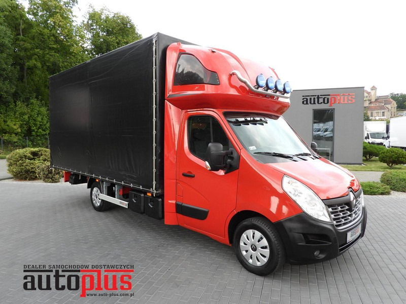 Renault MASTER PLANDEKA 10 PALET WEBASTO TEMPOMAT PNEUMATYKA KLIMATYZACJ - Curtain side van: picture 1 Renault MASTER PLANDEKA 10 PALET WEBASTO TEMPOMAT PNEUMATYKA KLIMATYZACJ - Curtain side van: picture 1