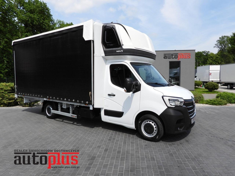 Renault MASTER PLANDEKA 12 PALET WEBASTO TEMPOMAT LEDY PNEUMATYKA KLIMA - Box truck: picture 1 Renault MASTER PLANDEKA 12 PALET WEBASTO TEMPOMAT LEDY PNEUMATYKA KLIMA - Box truck: picture 1