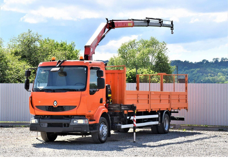 Renault MIDLUM 220 DXI - Dropside/ Flatbed truck, Crane truck: picture 2 Renault MIDLUM 220 DXI - Dropside/ Flatbed truck, Crane truck: picture 2