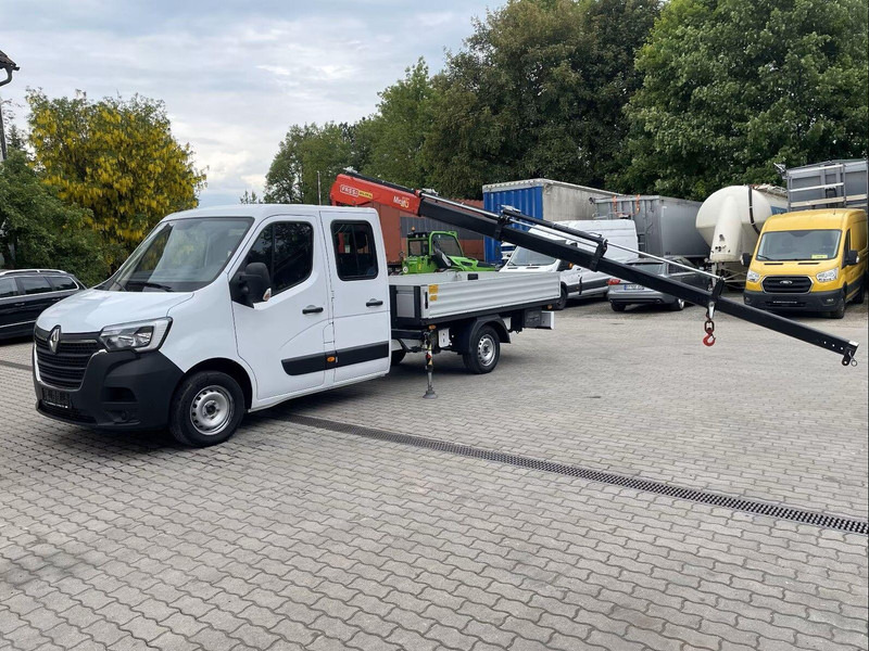 Renault Master Doka - Flatbed truck + crane - Flatbed van, Combi van: picture 1 Renault Master Doka - Flatbed truck + crane - Flatbed van, Combi van: picture 1