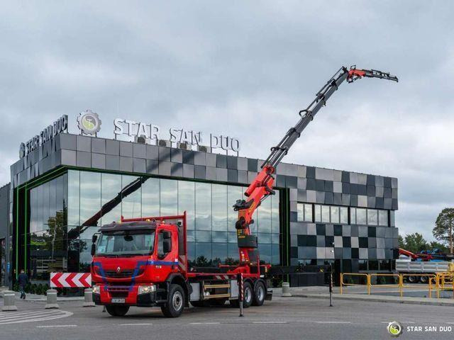 Renault PREMIUM 410 6x4 Palfinger PK 50002EH Crane Winc - Dropside/ Flatbed truck, Crane truck: picture 1 Renault PREMIUM 410 6x4 Palfinger PK 50002EH Crane Winc - Dropside/ Flatbed truck, Crane truck: picture 1
