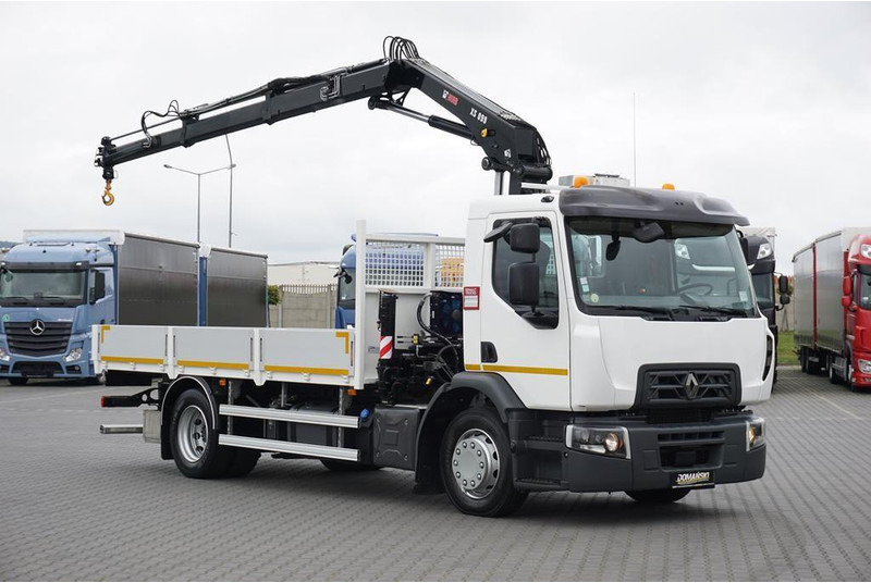 Renault PREMIUM / D16 / ACC / SKRZYNIOWY + HDS / HIAB 099 E - 2 HIDUO - Dropside/ Flatbed truck, Crane truck: picture 2 Renault PREMIUM / D16 / ACC / SKRZYNIOWY + HDS / HIAB 099 E - 2 HIDUO - Dropside/ Flatbed truck, Crane truck: picture 2