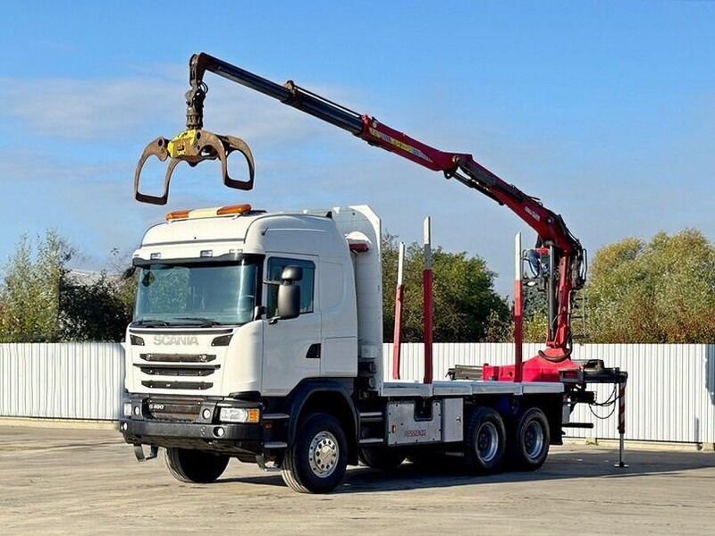 Scania G490 - Timber truck, Crane truck: picture 2 Scania G490 - Timber truck, Crane truck: picture 2