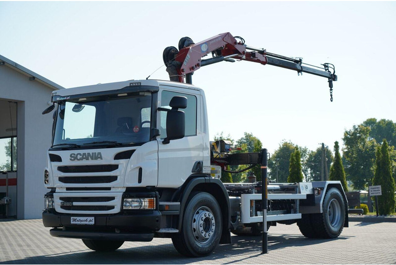 Scania P 280 / 4X2 / SIŁOWNIK DO WYWROTU / + HDS HMF 635 / UDŹWIG 1 500 - Tipper: picture 1 Scania P 280 / 4X2 / SIŁOWNIK DO WYWROTU / + HDS HMF 635 / UDŹWIG 1 500 - Tipper: picture 1