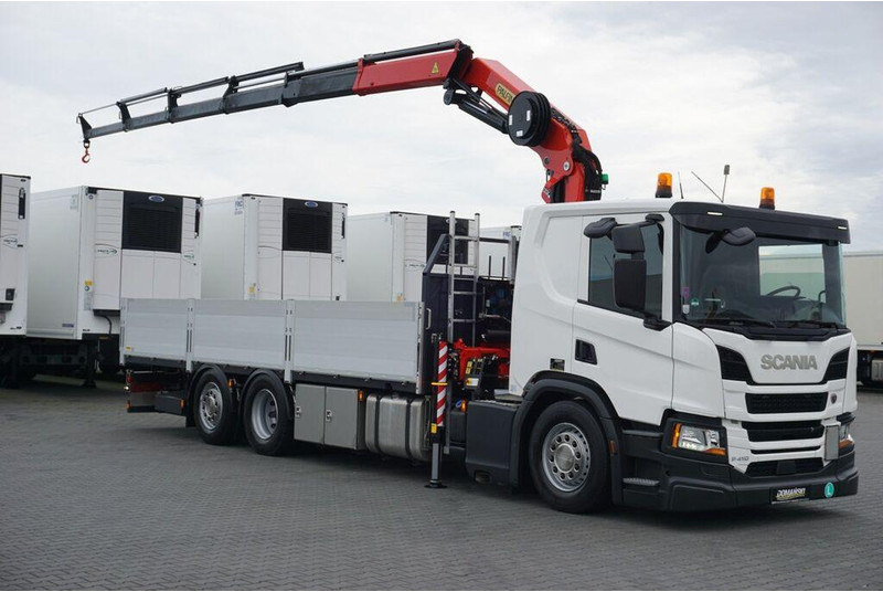 Scania P 410 / 6 X 2 / SKRZYNIOWY + HDS / PALFINGER PK 24 001 / OŚ SKRĘ - Dropside/ Flatbed truck, Crane truck: picture 2 Scania P 410 / 6 X 2 / SKRZYNIOWY + HDS / PALFINGER PK 24 001 / OŚ SKRĘ - Dropside/ Flatbed truck, Crane truck: picture 2
