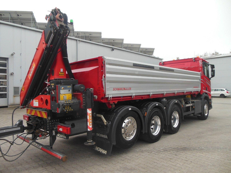 Scania R 580 8X4 + PALFINGER PK 19.001 crane - Tipper, Crane truck: picture 4 Scania R 580 8X4 + PALFINGER PK 19.001 crane - Tipper, Crane truck: picture 4