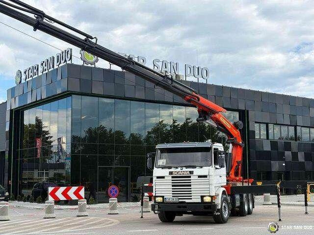 Scania R143 HL 6x2 PALFINGER PK44002 Crane Kran - Dropside/ Flatbed truck, Crane truck: picture 3 Scania R143 HL 6x2 PALFINGER PK44002 Crane Kran - Dropside/ Flatbed truck, Crane truck: picture 3