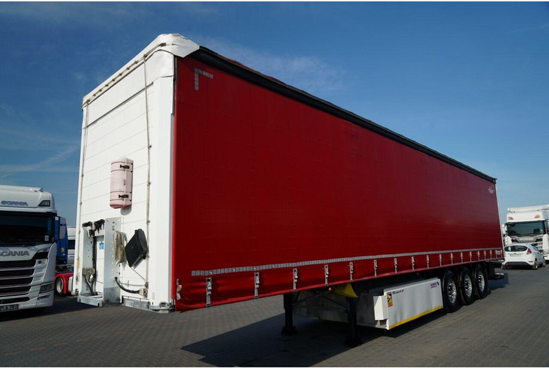 Schmitz Cargobull FIRANKA / STANDARD / 2x OŚ PODNOSZONA / WINDA / KOSZ NA PALETY / - Curtainsider semi-trailer: picture 4 Schmitz Cargobull FIRANKA / STANDARD / 2x OŚ PODNOSZONA / WINDA / KOSZ NA PALETY / - Curtainsider semi-trailer: picture 4