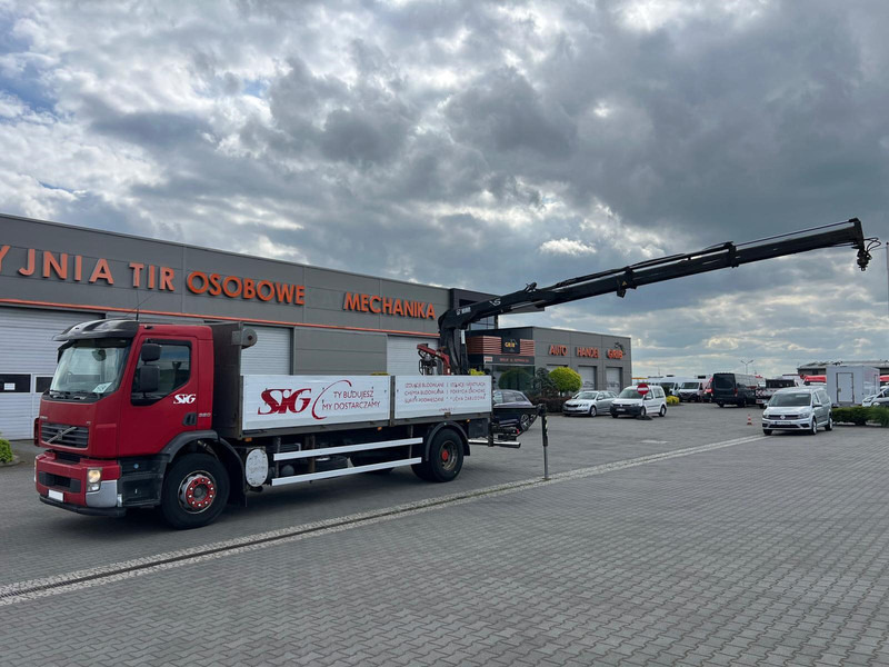 Volvo FE 320 FLATBED CRANE KRAN HDS HIAB 122B-2 DUO - Dropside/ Flatbed truck, Crane truck: picture 1 Volvo FE 320 FLATBED CRANE KRAN HDS HIAB 122B-2 DUO - Dropside/ Flatbed truck, Crane truck: picture 1