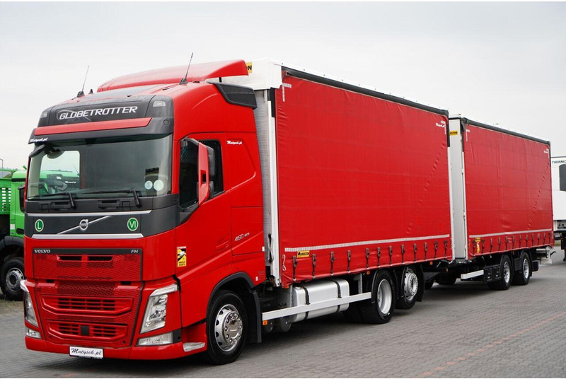 Volvo FH 460 / ZESTAW TANDEM 120 M3 / PRZEJAZDOWY / I-PARK COOL / WIEL - Curtainsider truck: picture 2 Volvo FH 460 / ZESTAW TANDEM 120 M3 / PRZEJAZDOWY / I-PARK COOL / WIEL - Curtainsider truck: picture 2