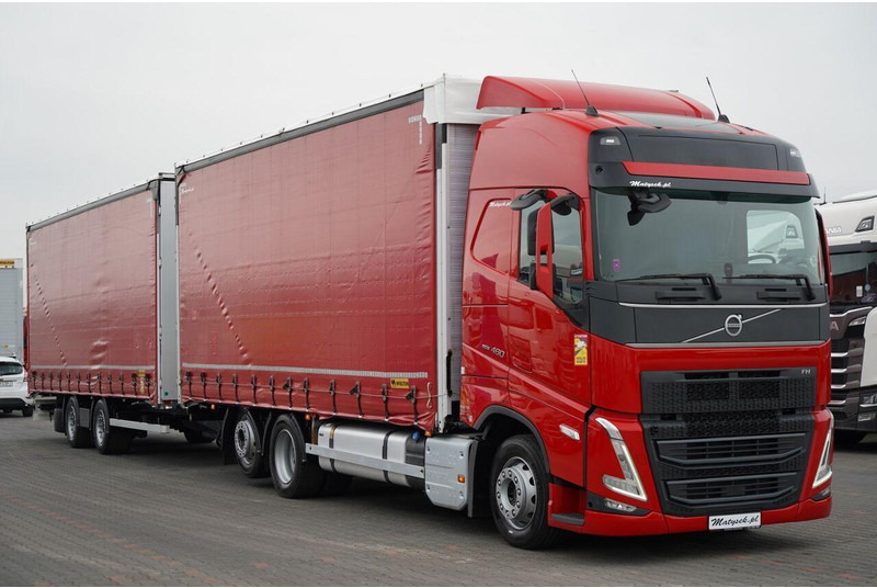 Volvo FH 460 / ZESTAW TANDEM / 120 M3 / PRZEJAZDOWY / I-SAVE / I-PARK - Curtainsider truck: picture 1 Volvo FH 460 / ZESTAW TANDEM / 120 M3 / PRZEJAZDOWY / I-SAVE / I-PARK - Curtainsider truck: picture 1