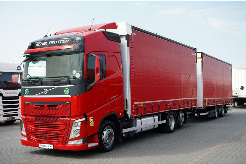Volvo FH 460 / ZESTAW TANDEM / PRZEJAZDOWY / MEGA / I-PARK COOL / OŚ P - Curtainsider truck: picture 1 Volvo FH 460 / ZESTAW TANDEM / PRZEJAZDOWY / MEGA / I-PARK COOL / OŚ P - Curtainsider truck: picture 1