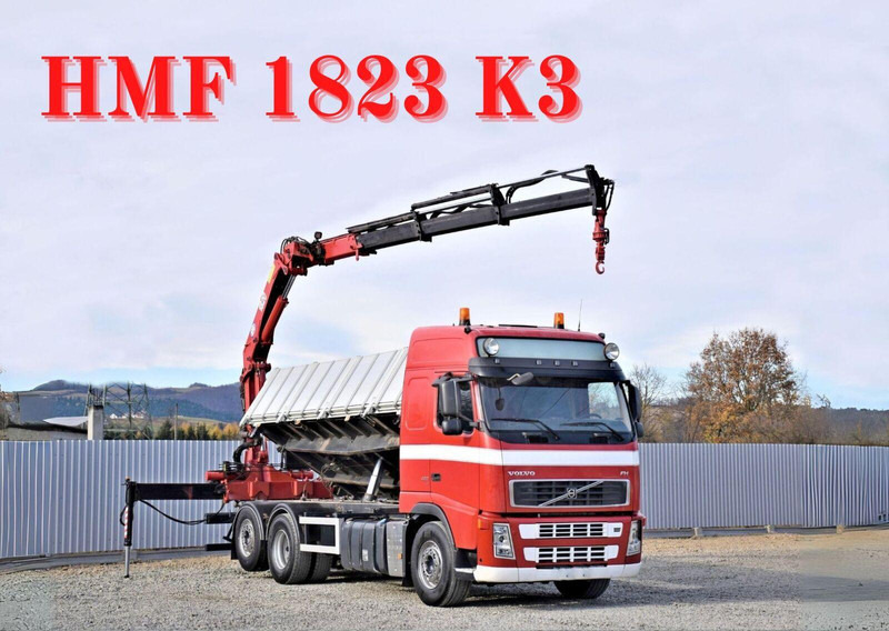 Volvo FH 480 Kipper 6,20m + HMF 1823 K3 + FUNK - Tipper, Crane truck: picture 1 Volvo FH 480 Kipper 6,20m + HMF 1823 K3 + FUNK - Tipper, Crane truck: picture 1