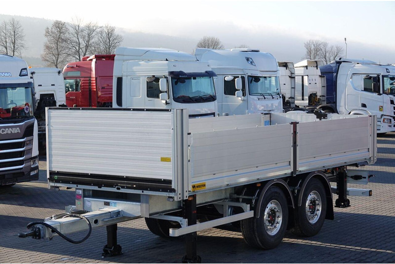 Wielton PRZYCZEPA BURTOWA / DO BUDOWLANKI / NOWA / DOSTĘPNA OD RĘKI / WA - Dropside/ Flatbed trailer: picture 1 Wielton PRZYCZEPA BURTOWA / DO BUDOWLANKI / NOWA / DOSTĘPNA OD RĘKI / WA - Dropside/ Flatbed trailer: picture 1
