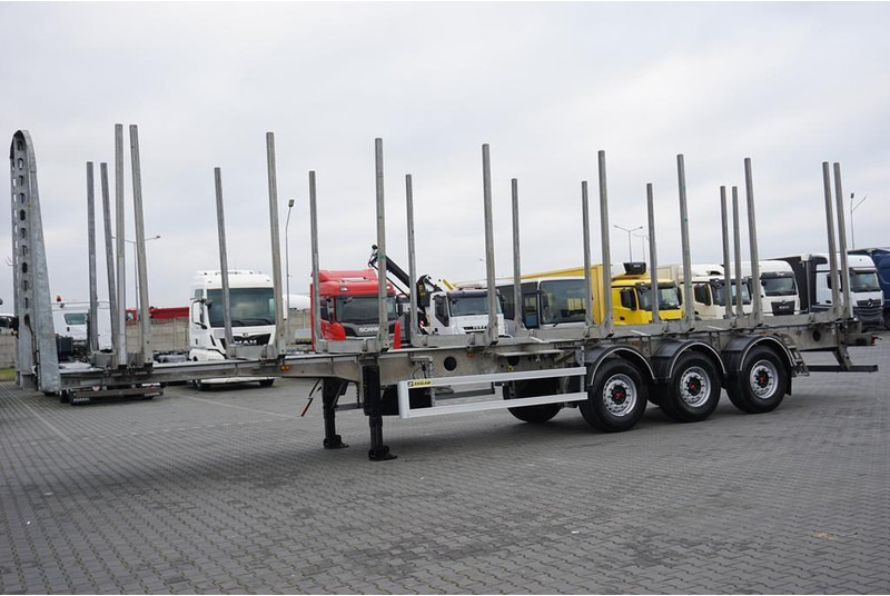 Zaslaw KŁONICOWA / DO DREWNA / WAGA 6 400 KG / OŚ PODNOSZONA - Timber trailer: picture 3 Zaslaw KŁONICOWA / DO DREWNA / WAGA 6 400 KG / OŚ PODNOSZONA - Timber trailer: picture 3