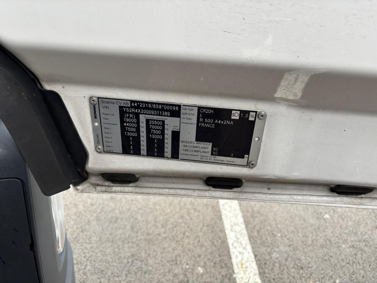 SCANIA R 500 A4x2NA - Tractor unit: picture 5 SCANIA R 500 A4x2NA - Tractor unit: picture 5