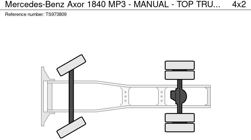 Tractor unit Mercedes-Benz Axor 1840 MP3 - MANUAL - TOP TRUCK: picture 15
