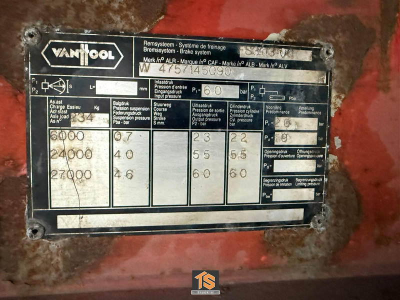 Van Hool 3B0049 KOELER/REEFER/KUHLKOFFER - THERMO KING - KEURING 12/2025 - BELGIUM TRAILER - Refrigerator semi-trailer: picture 4 Van Hool 3B0049 KOELER/REEFER/KUHLKOFFER - THERMO KING - KEURING 12/2025 - BELGIUM TRAILER - Refrigerator semi-trailer: picture 4