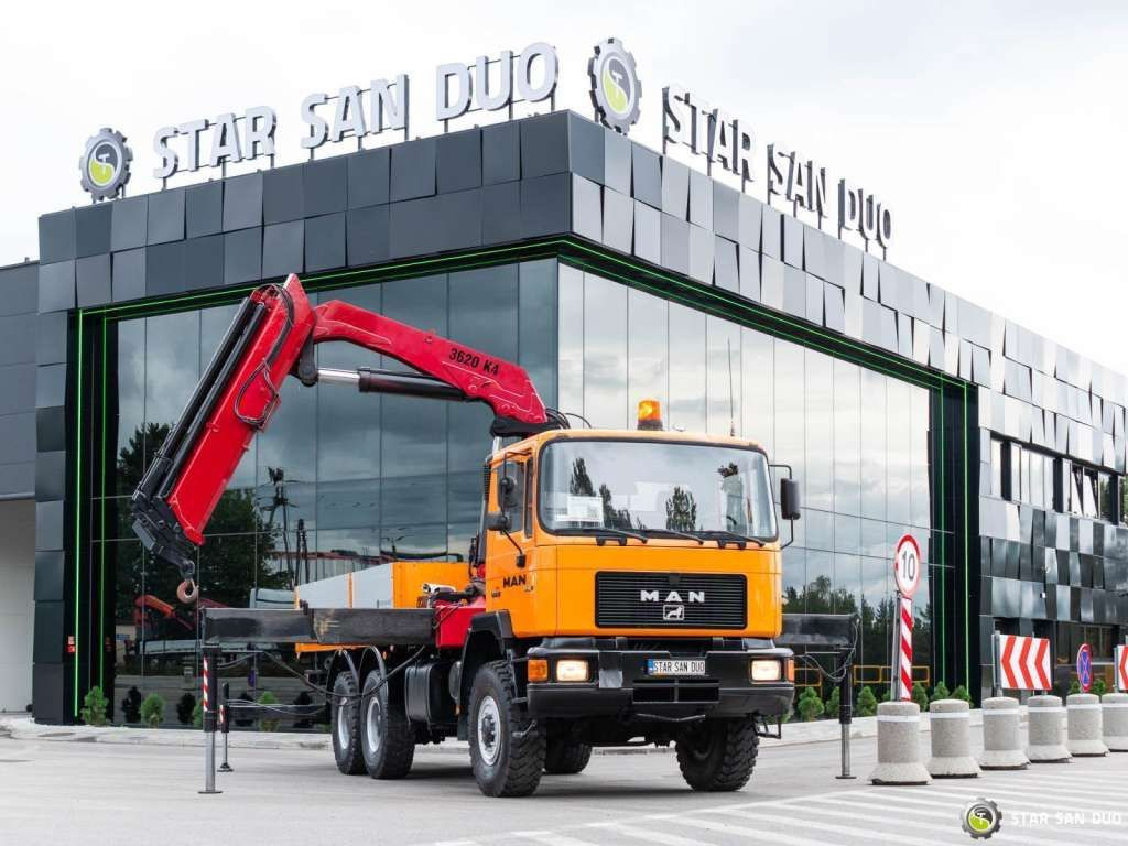 MAN  27.402 F10 6x6 HMF 3620 K4 Hds Crane - Crane truck: picture 1 MAN  27.402 F10 6x6 HMF 3620 K4 Hds Crane - Crane truck: picture 1