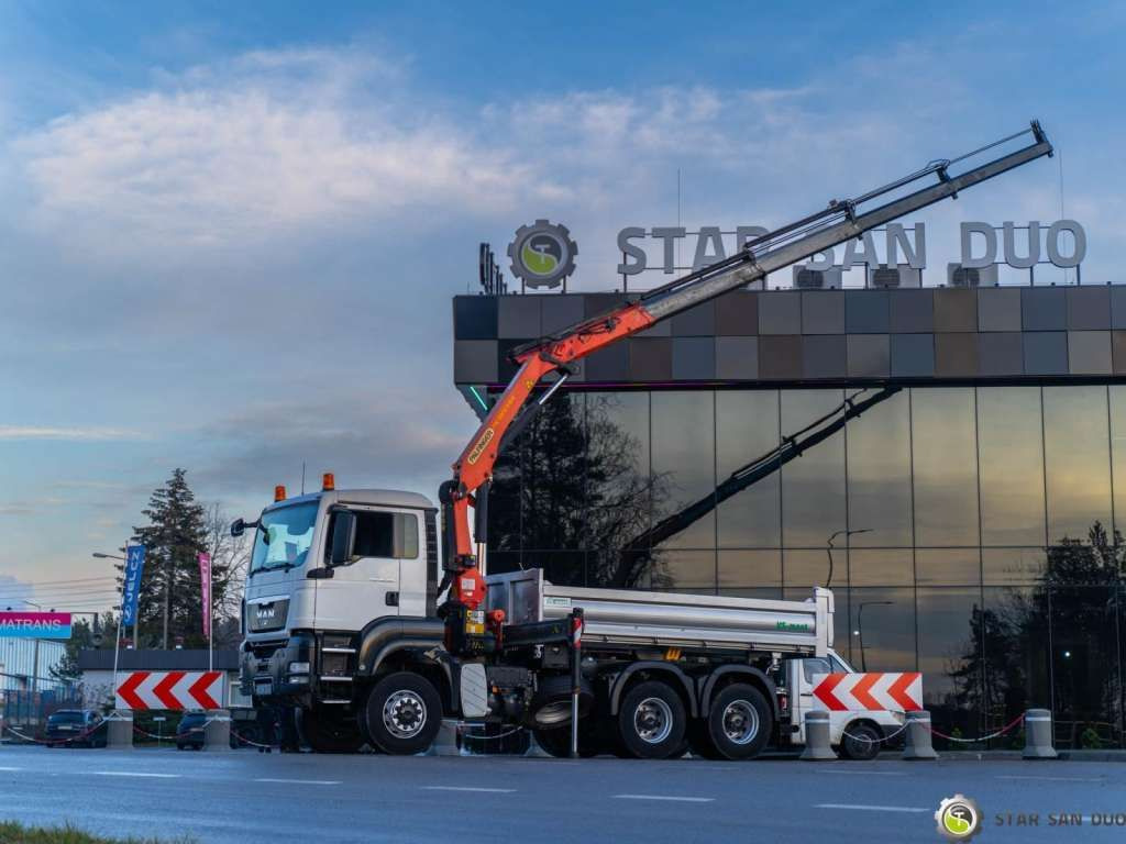 MAN TGS 26.360 6x6 PALFINGER PK 18001 EH Crane Kipe - Tipper: picture 3 MAN TGS 26.360 6x6 PALFINGER PK 18001 EH Crane Kipe - Tipper: picture 3