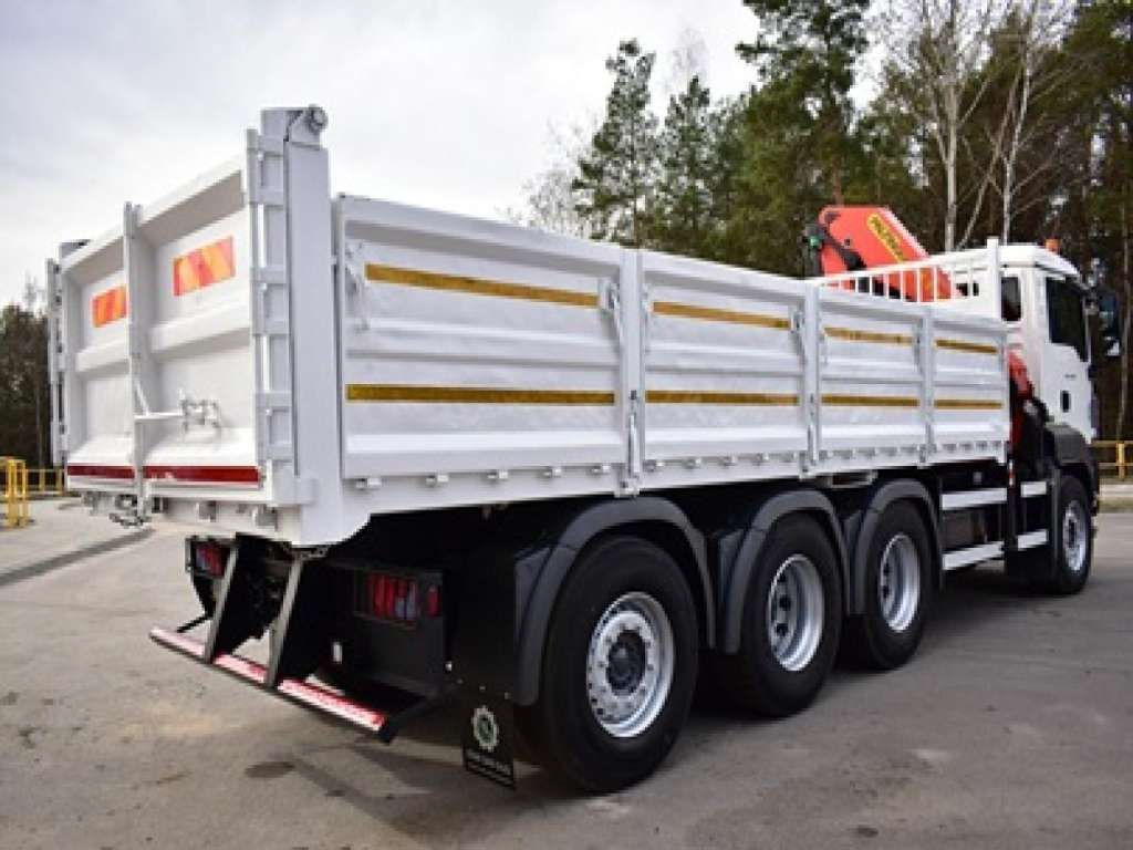 Tipper MAN  TGS 35.400 8X4 PALFINGER PK 33002 CRANE KIPPER: picture 7