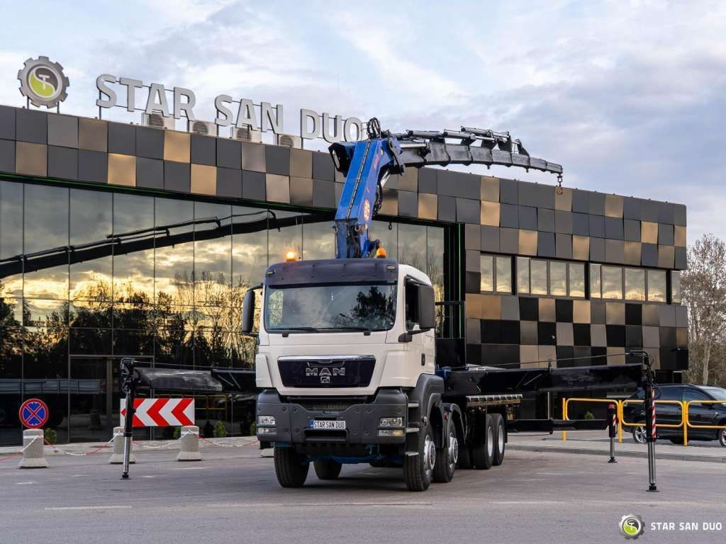 MAN TGS 41.480 8x8 PM 85SP HDS Crane - Crane truck: picture 1 MAN TGS 41.480 8x8 PM 85SP HDS Crane - Crane truck: picture 1