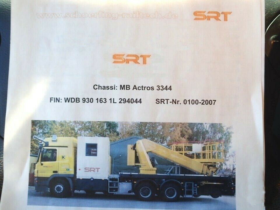 Leasing of Mercedes-Benz 3344 SRT SCHÖRLING Road Rail Railway Zweiweg .  Mercedes-Benz 3344 SRT SCHÖRLING Road Rail Railway Zweiweg .: picture 17