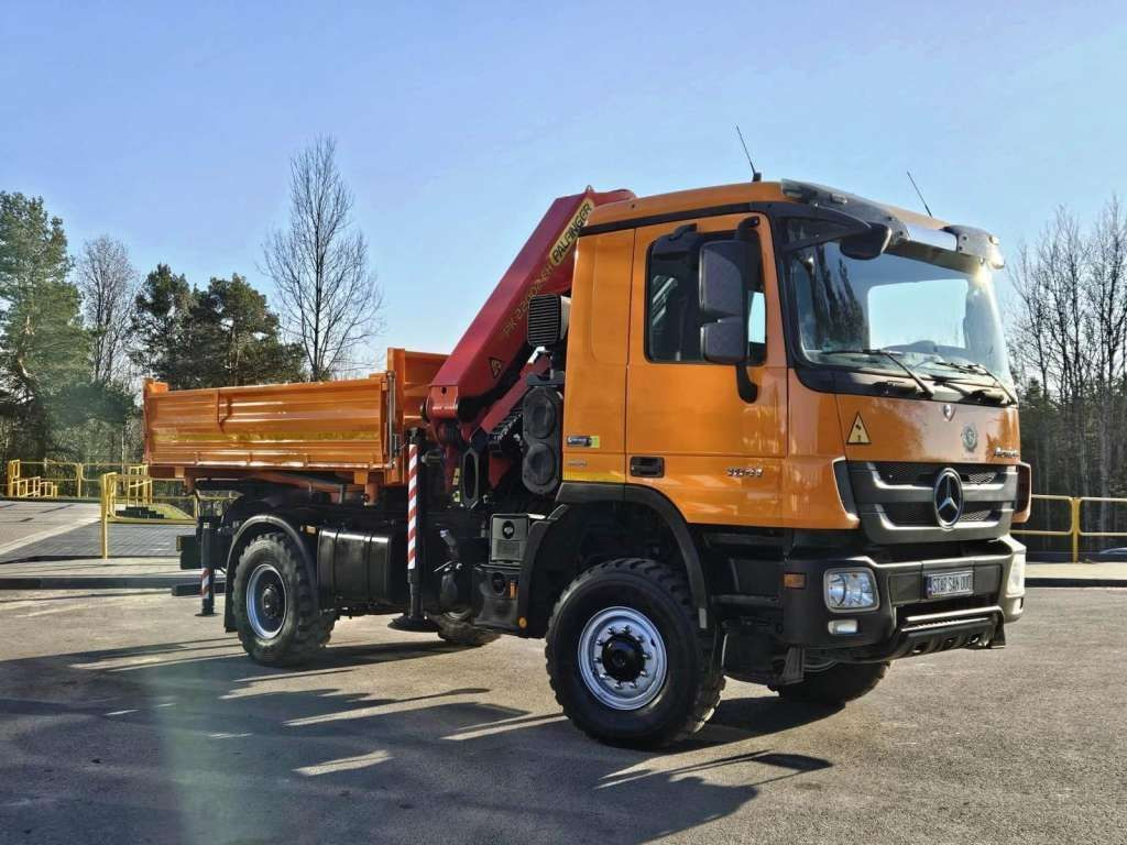 Mercedes-Benz ACTROS 1841 4x4 PALFINGER PK 22002 CRANE KIPER - Crane truck: picture 4 Mercedes-Benz ACTROS 1841 4x4 PALFINGER PK 22002 CRANE KIPER - Crane truck: picture 4