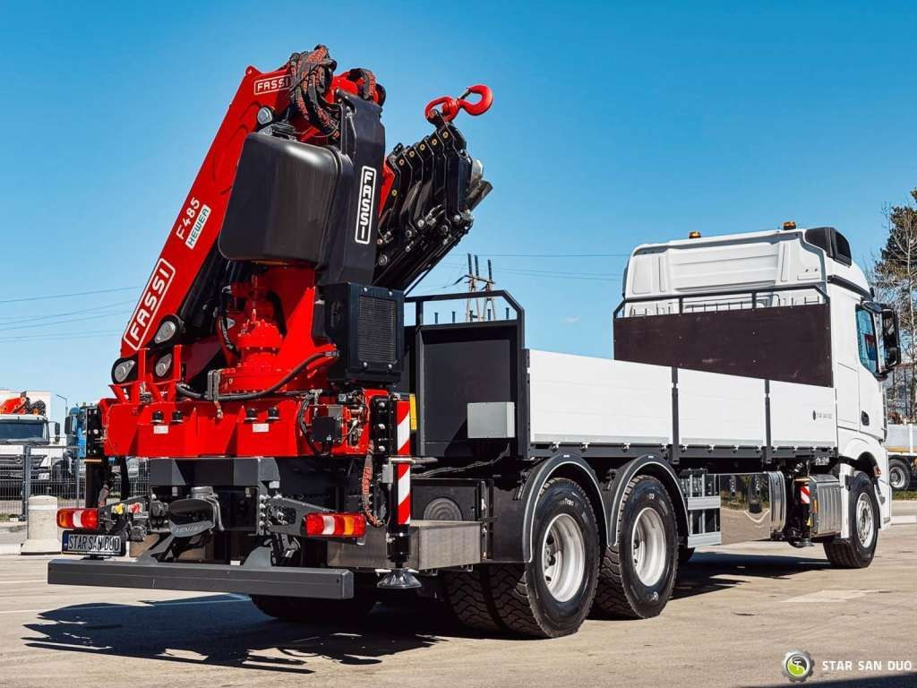 Leasing of  Mercedes-Benz  ACTROS 3351 NEW 6x4 Fassi F485 Crane Mercedes-Benz  ACTROS 3351 NEW 6x4 Fassi F485 Crane: picture 15 Leasing of  Mercedes-Benz  ACTROS 3351 NEW 6x4 Fassi F485 Crane Mercedes-Benz  ACTROS 3351 NEW 6x4 Fassi F485 Crane: picture 15