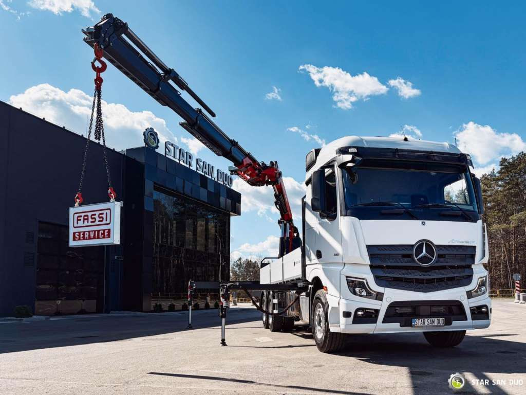 Leasing of  Mercedes-Benz  ACTROS 3351 NEW 6x4 Fassi F485 Crane Mercedes-Benz  ACTROS 3351 NEW 6x4 Fassi F485 Crane: picture 12 Leasing of  Mercedes-Benz  ACTROS 3351 NEW 6x4 Fassi F485 Crane Mercedes-Benz  ACTROS 3351 NEW 6x4 Fassi F485 Crane: picture 12