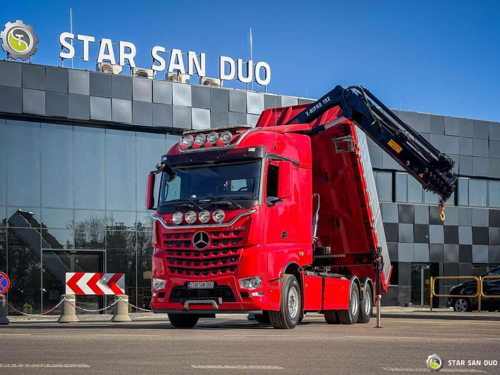 Mercedes-Benz  AROCS 3358L 6x4 HIAB 192X-HIPRO E-6 Crane Kippe - Crane truck: picture 3 Mercedes-Benz  AROCS 3358L 6x4 HIAB 192X-HIPRO E-6 Crane Kippe - Crane truck: picture 3
